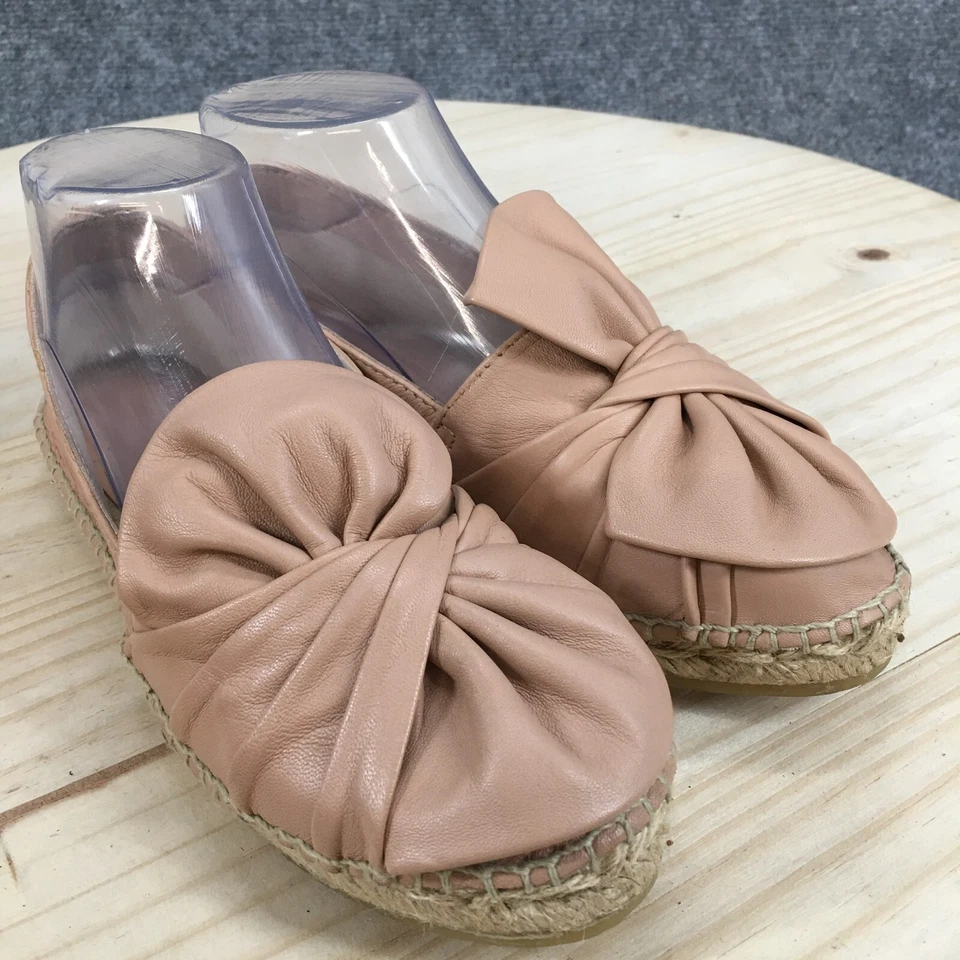 Sapato Patricia Verde Feminino 36 Casual Mocassim Espadrille Couro Rosa - Imagem 3 de 4