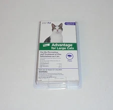 Elanco Advantage for Large Cats Flea Prevention Treatment *NEW* 2 Monthly Doses
