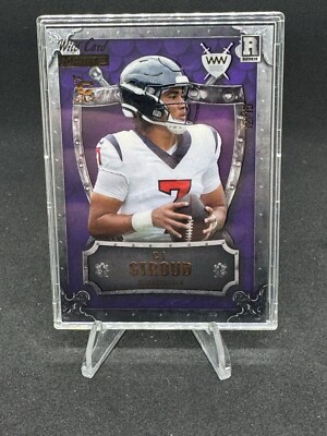 2023 Wild Card Matte Weekend Warrior Purple Chase CJ Stroud 12/15