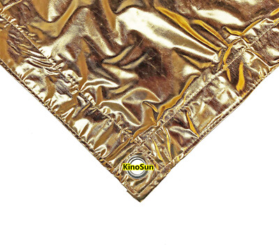 8'x8' 8x8 2.4x2.4m Golden Reflector Cloth overhead butterfly reflect bounce