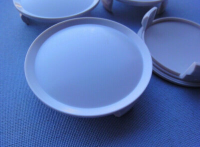 4x Nabenkappen Radzierdeckel 75 mm 69,5 mm für Alufelgen  grau w  K75 NW