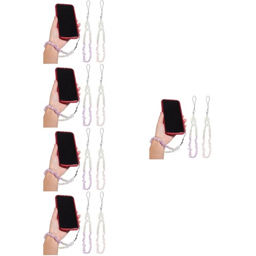 5 Pack Handy Kette Anti-verlorene Telefonketten Schmuck Handyanhänger - Zdjęcie 11 z 12