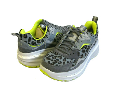 UGG CA805 LEOPARD ALL GENDER SNEAKER DARK GREY MEN US  9.5 / WOMEN US 10.5