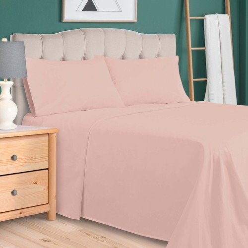 100% Egyptian Cotton 700 Thread Count Deep Pocket Solid Bed Sheet Set - Picture 22 of 29