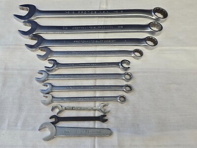 11 Proto Anti-Slip Sae Combination Wrench Set ASD Service Flare Nut 3/4 7/8 9/16
