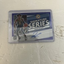 2020-21 Panini Donruss Optic  Signature Series Jalen Lecque Purple Auto