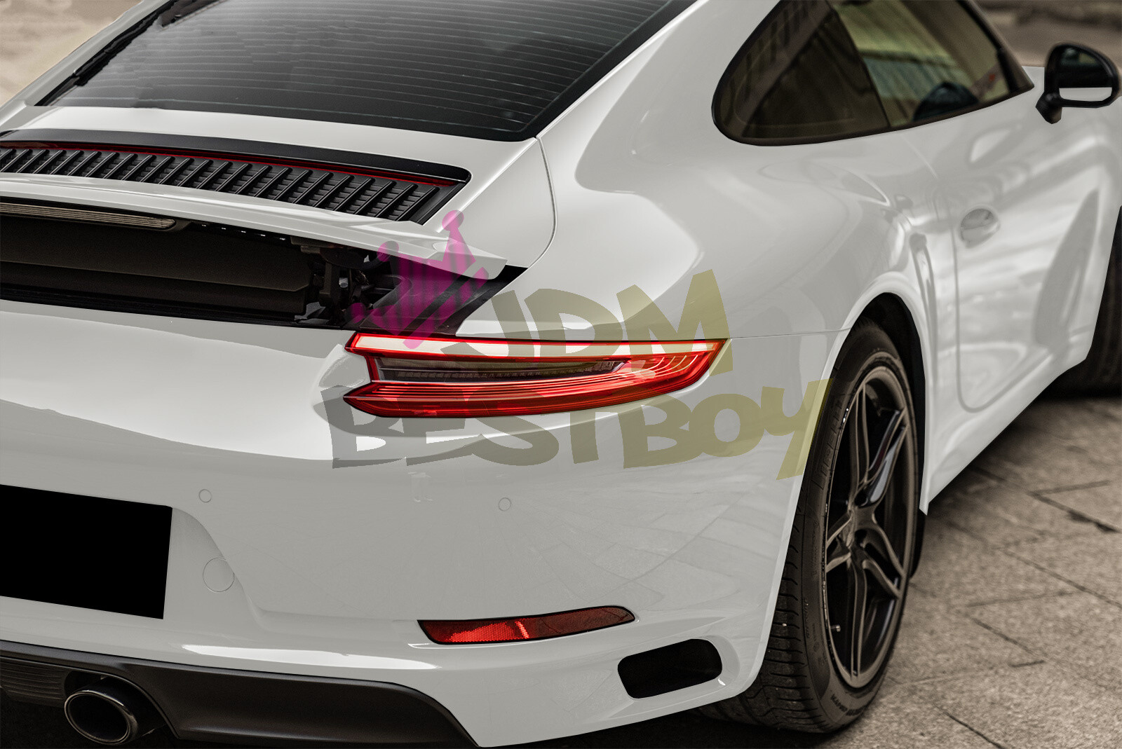 ESSMO PET Super Gloss Storm Gray Car Vehicle Vinyl Wrap Decal Glossy Like Paint