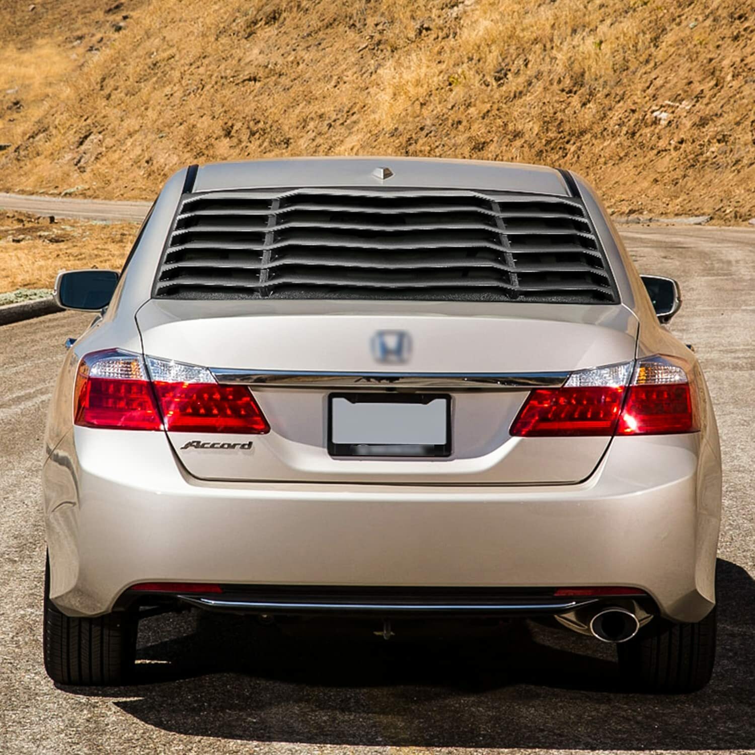 Rear Window Louvers for Honda Accord Sedan 2013 2014 15 16 2017 Lambo