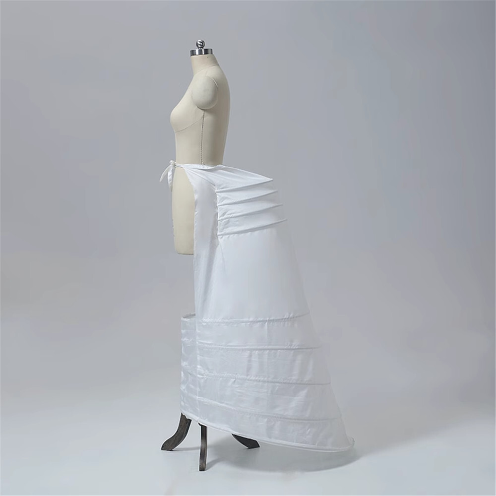 Victorian Women Back Bustle Hoop Skirt Cage Crinoline For Ball