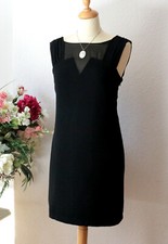 APRIRI incantevole abito da sera astuccio DE 40 chiffon e creppe