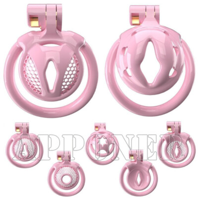 Male Cobra Chastity Cage Device 7 Types Men Resin Mamba Cage Lock Belt 5 Rings