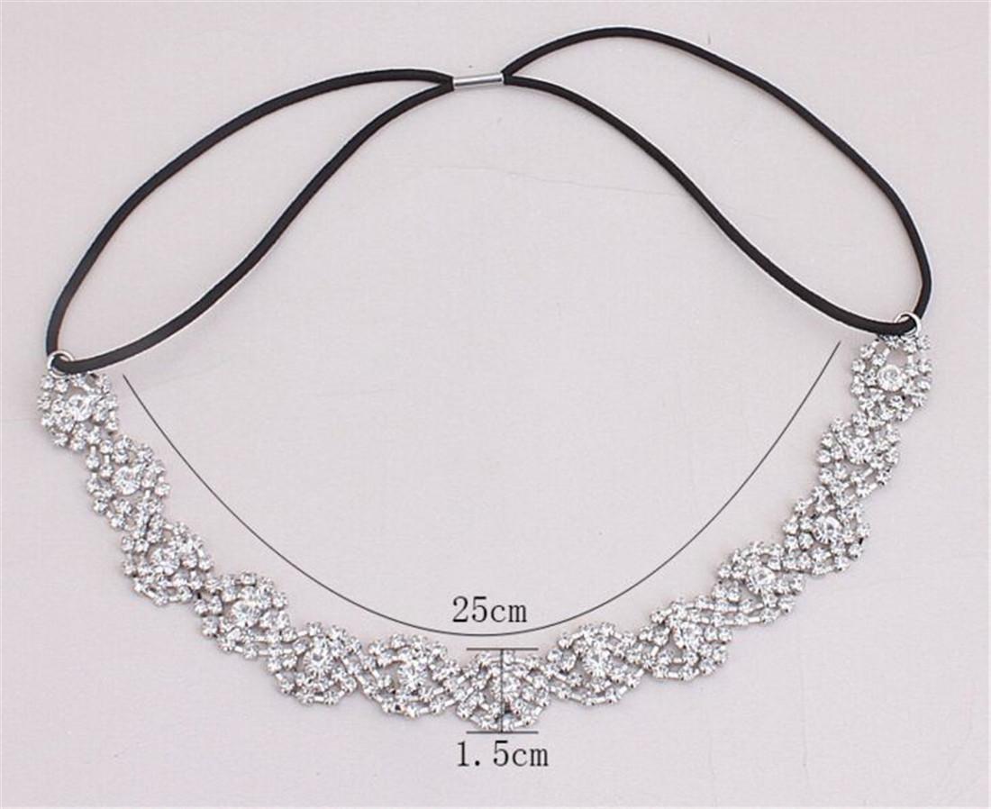 Crystal Bridal Dress Accessories Diamante Wedding Hair Vine Rhinestone