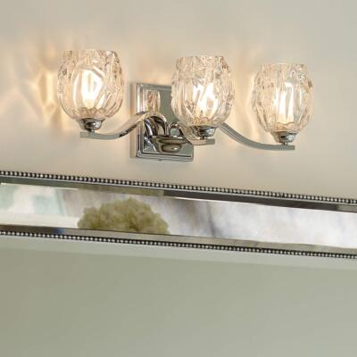 Chrom Durchsichtig Badezimmerlampe Glamour Klassisch Wandlampe über dem Spiegel