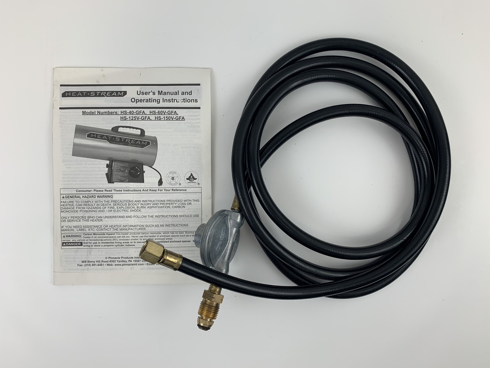 Heat Stream 60,000 BTU Portable Propane Forced Air Heater HS-60V-GFA  Outdoor | eBay
