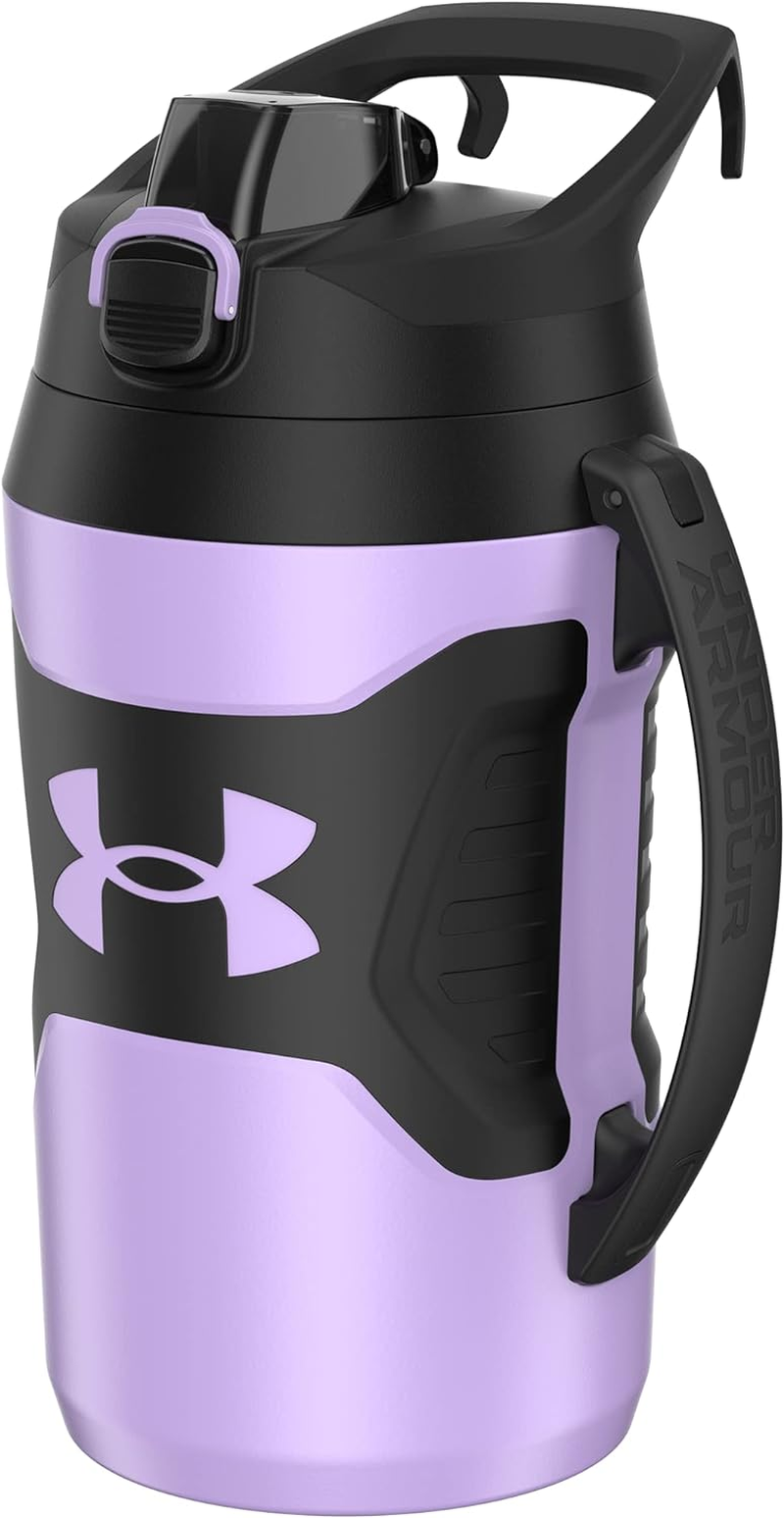 Half Gallon Water Bottle Insulated, 64Oz Insulated Water Bottle with Handle, Spo