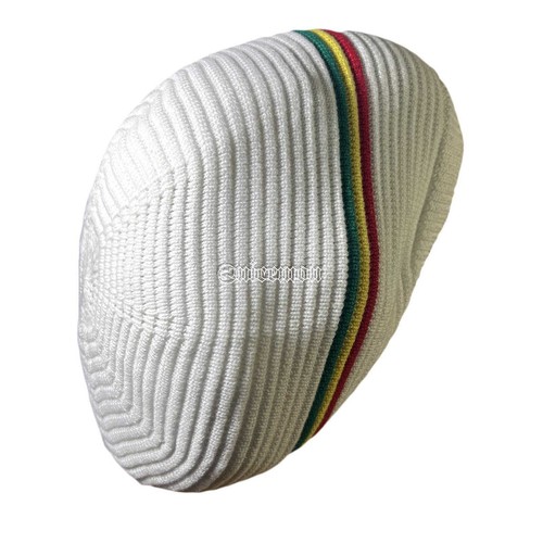 Cappello Berretto Rasta Dreadlocks Tam 100% Cotone Berretto Reggae Marley Giamaica M/L - Foto 61 di 65