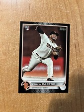 2022 Topps Series 2 - Kervin Castro - #413 Black Parallel #'d 41/71 GIANTS
