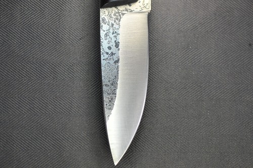 Fiddleback Forge Bushfinger by Andy Roy .19" A2. Black Canvas Bolstered Linen - Picture 11 of 13
