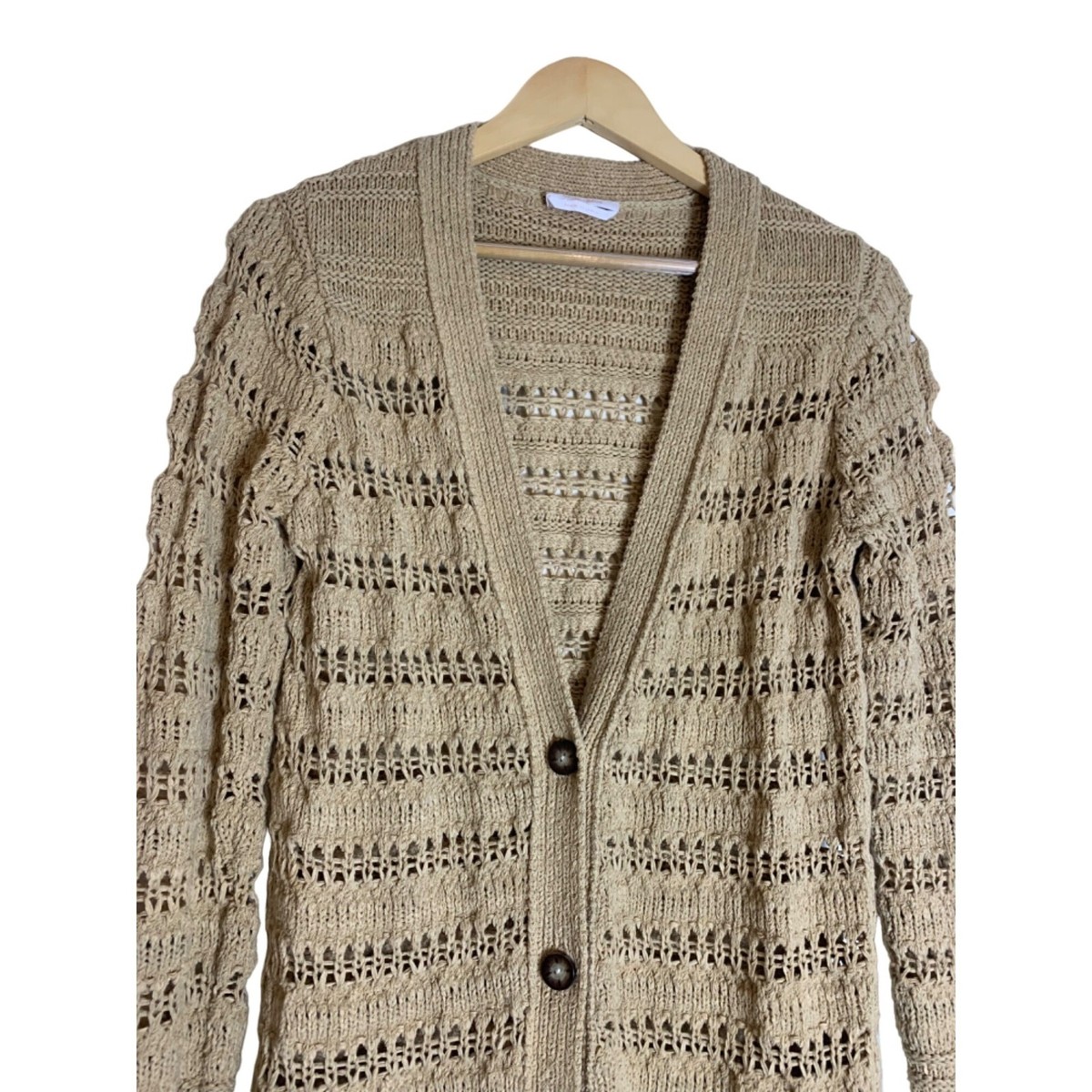 カーディガン SEE BY CHLOE - SEE BY CHLOE knit cardigan. See By Chloe Women's Knit Cardigan Sweater S Beige Open