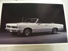 1965 Pontiac Gto Convertible 11 X 17 Photo Picture
