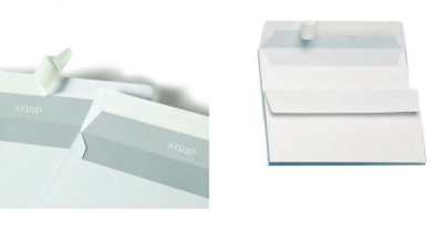 Buste Bianche 500 Buste Lettera Postale Banche 11x23 Busta Per Posta Commercal CON Buste Plastificate Per Spedizione - Foto 4