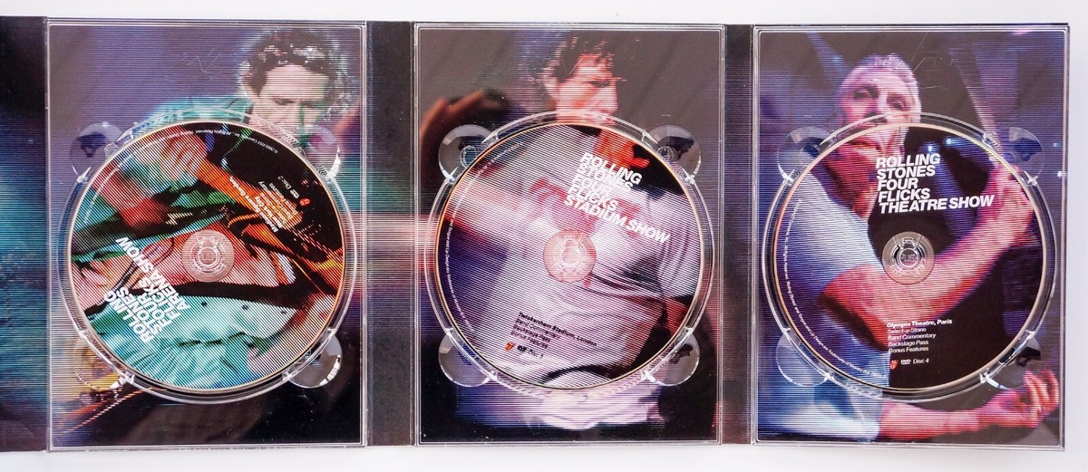 The Rolling Stones: Four Flicks (DVD, 2003, 4-Disc Set) Licks 2002