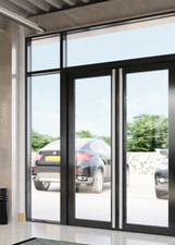 NEW ALUMINIUM SHOP FRONT ENTRANCE DOORS DIRECT FROM THE MANUFACTURER  FROM &pound;1799