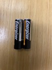 Two Vintage Eveready AA Batteries Model E91 Test Strip