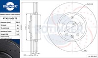 Rotinger 2X Bremsscheibe Vorne Ø300 Mm Gelocht BelüFtet FüR Opel Astra J P10