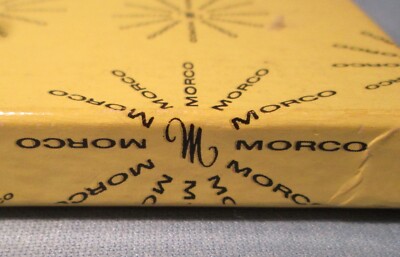 Vintage Morco  Wall Thermometer SALESMAN SAMPLE BOX Old Colonial #595