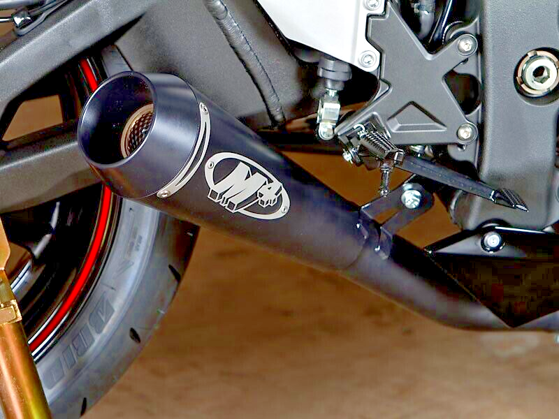 M4 Slip-On System w/Black GP Canister 11-15 Kawasaki ZX-10 #KA9912