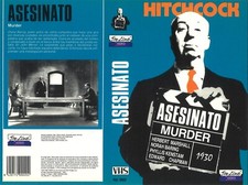 ALFRED HITCHCOCK - MURDER  3 / SPANISH PROMO VIDEO SLEEVE / TOP LINE VIDEO