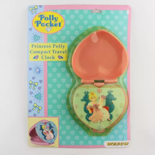POLLY POCKET 1993 Princess Polly Travel Clock ULTRA RARE NEW & SEALED *