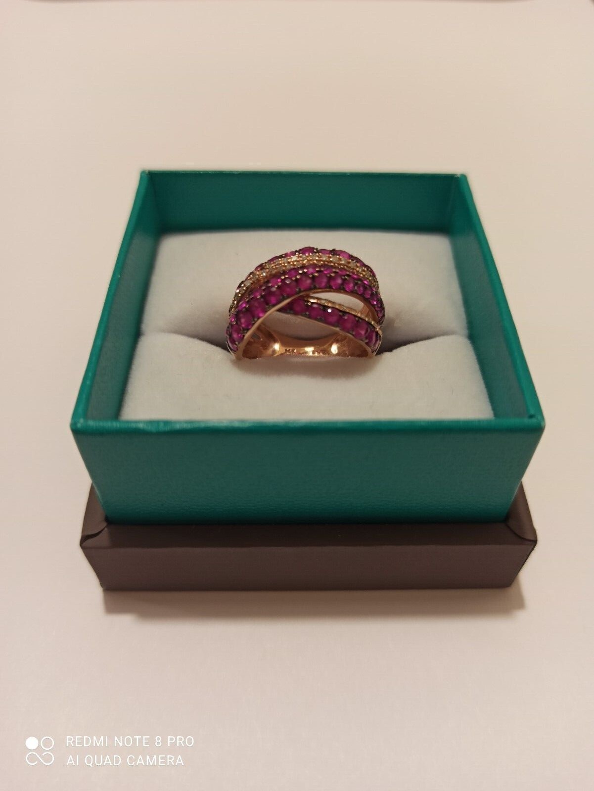 effy rose gold 14k ruby ring - image 3
