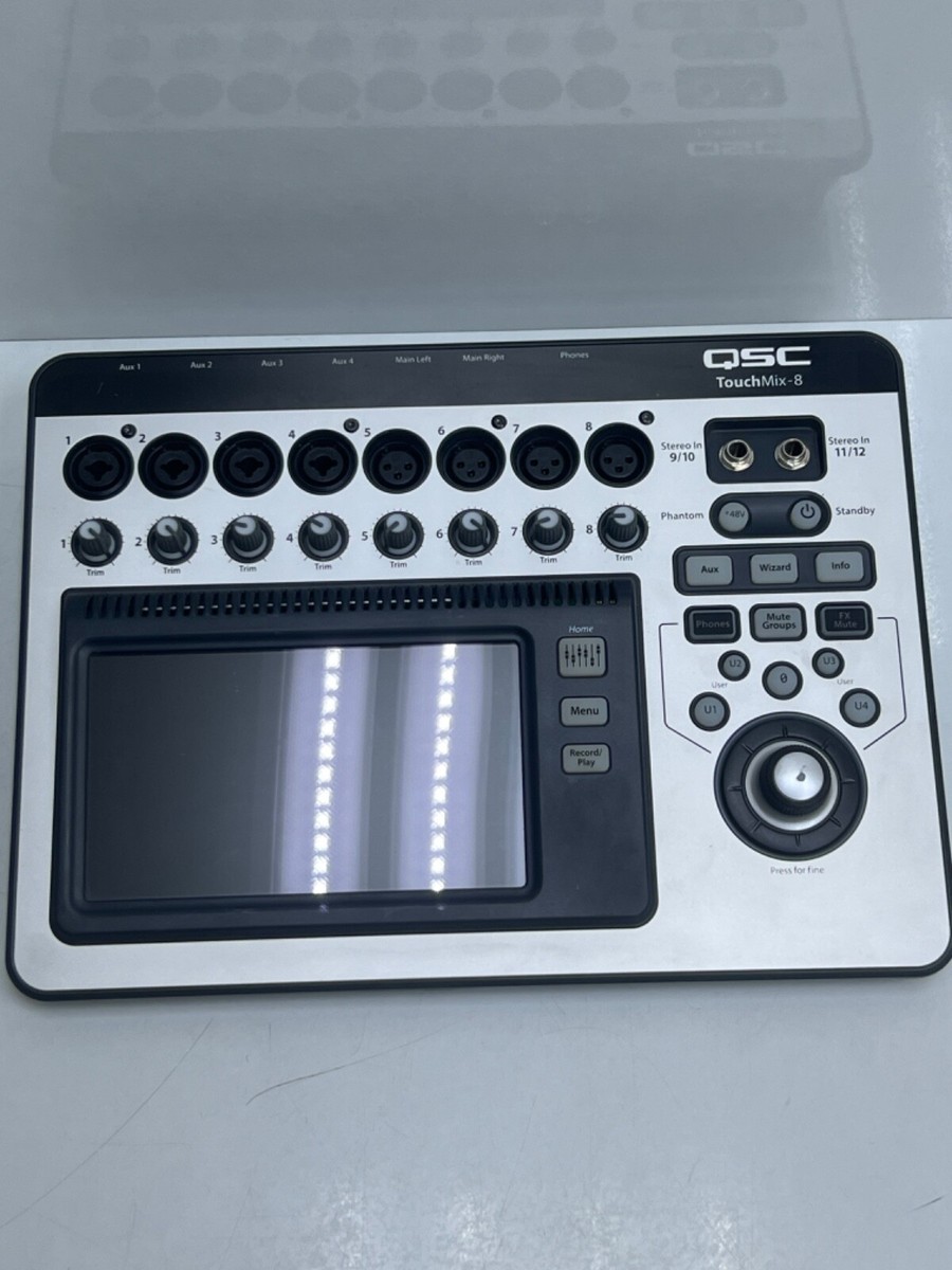 QSC TouchMix-8 Touch-screen Digital Audio Mixer ( FOR PARTS OR NOT