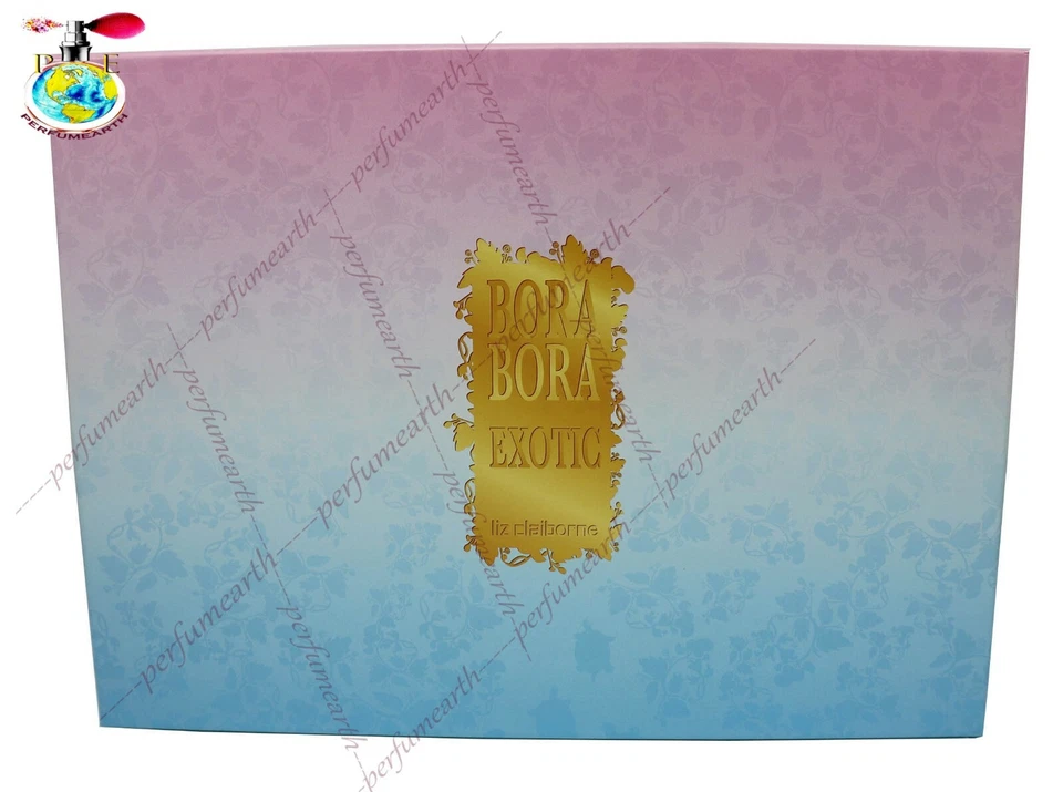 BORA BORA EXÓTICO POR LIZ CLAIBORNE 3 PIEZAS SET DE REGALO PARA MUJER NUEVO EN CAJA DE REGALO Foto 3 de 3
