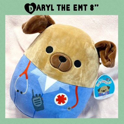 EMT Daryl Squishmallow Dog 8â - 8â EMT Dog Squishmallows Daryl Heroes Squishy | eBay