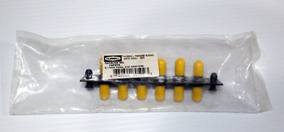 FSP Adapter Panel, 6-Fiber, ST Simplex, 6-Port, Phosphor Bronze, ID: FSPST6