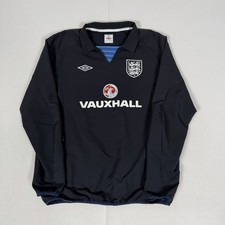 England Umbro 2010/11 Drill Top Pre Match Track Top Black Men’s Large