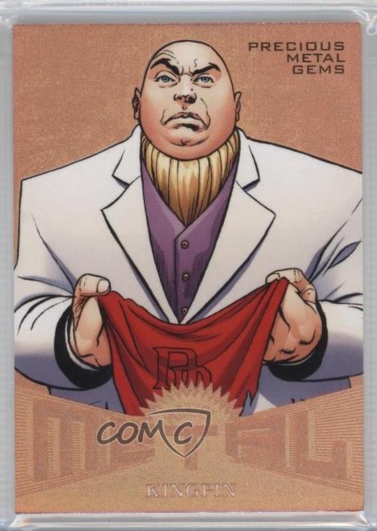2017 Fleer Ultra Marvel Spider-Man Metal PMG Bronze 116/199 Kingpin #MM38 z3c