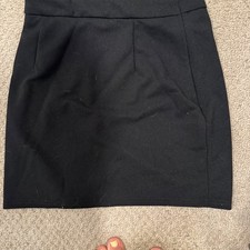 Black Career Skirt Business Casual Work Office Professional
