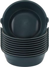 5 Pcs Feed Pan 0.75 Gallon/3 Quart Utility Horse Feed Bucket Livestock Feeder Tu