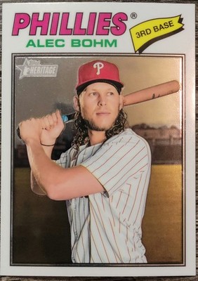 2026 Topps Heritage Alec Bohm - Chrome #81 Phillies
