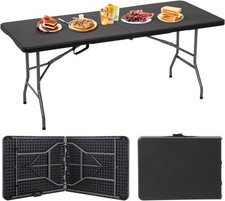 Outdoor Folding Camping Table Portable Square...