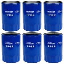 6PCS Oil Filter PF63 Compatible with Chevy GM...
