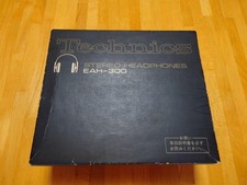 Technics EAH-300 Stereo Headphones Over the Ear Black working Excellent from JP