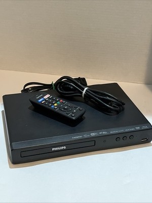 Philips BDP2501/F7 HDMI Blu-Ray DVD Player with Remote Wifi- Tested