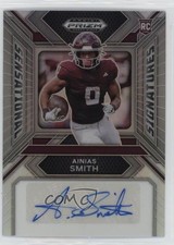 2024 Prizm Draft Picks Sensational Signatures Silver Ainias Smith Auto 0c3