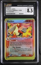 CGC 8.5 Blaziken 3/109 EX Ruby & Sapphire Reverse Holo Pokemon Card