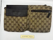 GUCCI Auth GG Waist Pouch tracolla marsupio cintura marsupio vintage